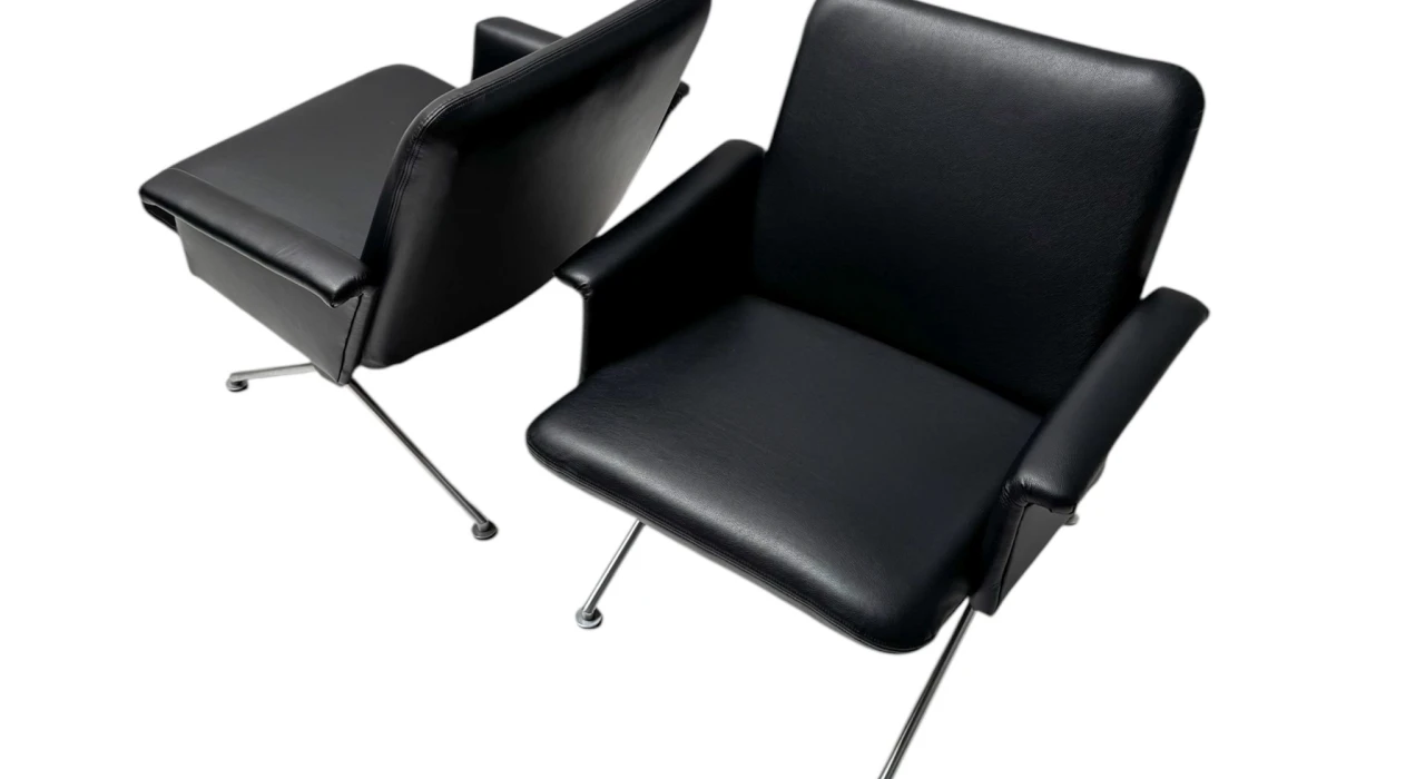 Mid-Century Modern Lounge Chairs No. 1432 by Andre Cordemeijer for Gispen, 1961